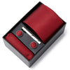 Gift Box Custom Personalized Ties Hankie Cufflinks Sets