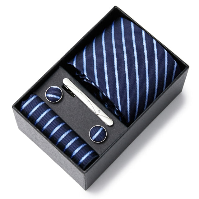 High Grade Silk Tie Gift Set Necktie Box Suit Accessories