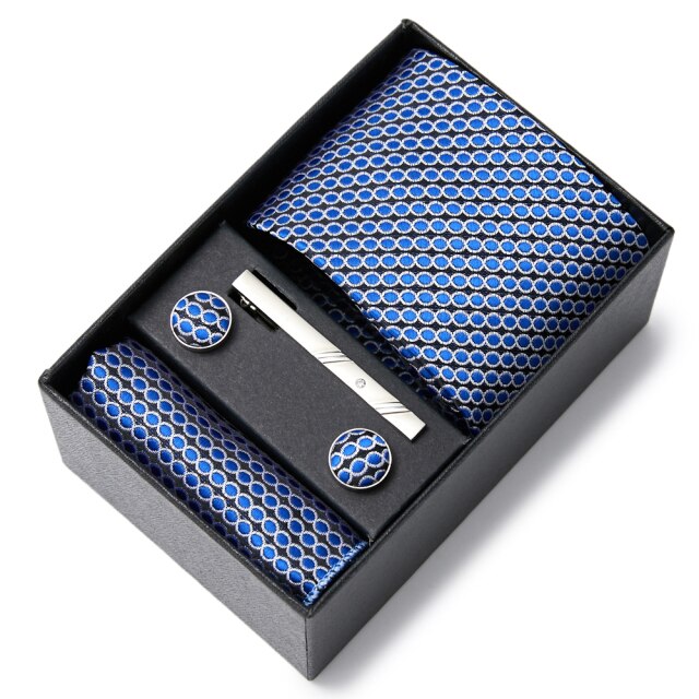 High Grade Silk Tie Gift Set Necktie Box Suit Accessories