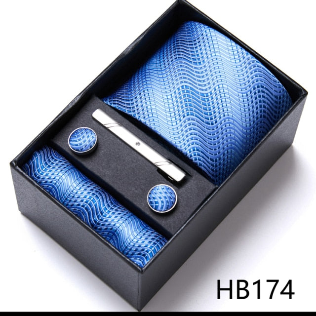 High Grade Silk Tie Gift Set Necktie Box Suit Accessories