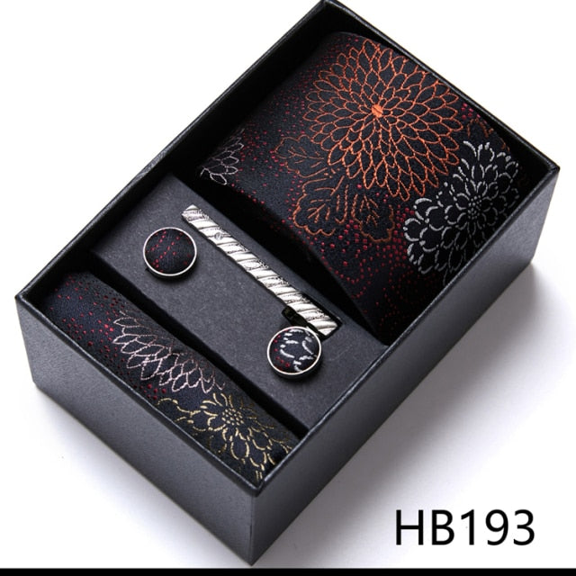 High Grade Silk Tie Gift Set Necktie Box Suit Accessories