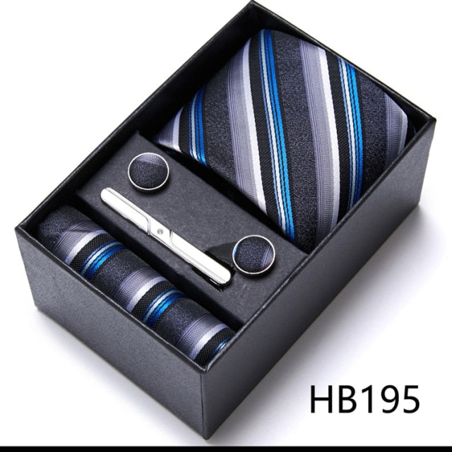 High Grade Silk Tie Gift Set Necktie Box Suit Accessories