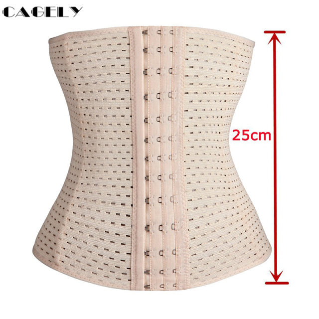 Waist Trainer Cincher Body Shaper Underwear Lingerie Tummy Slim Belt Postpartum Control Underbust Steel Boned Corset